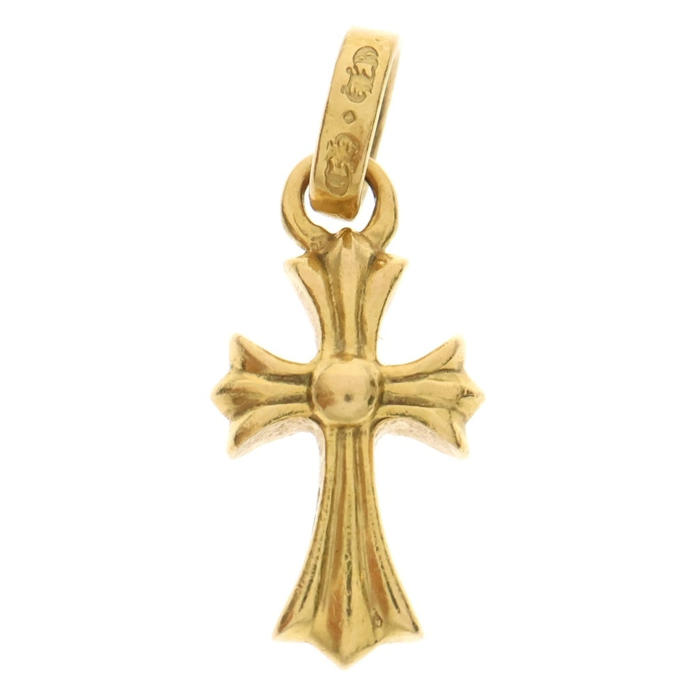 CHROME HEARTS(クロムハーツ) 22K CRS BBYFAT P/DIA ベイビーファットクロス PAVEダイヤ ペンダントトップ ゴールド BCA035