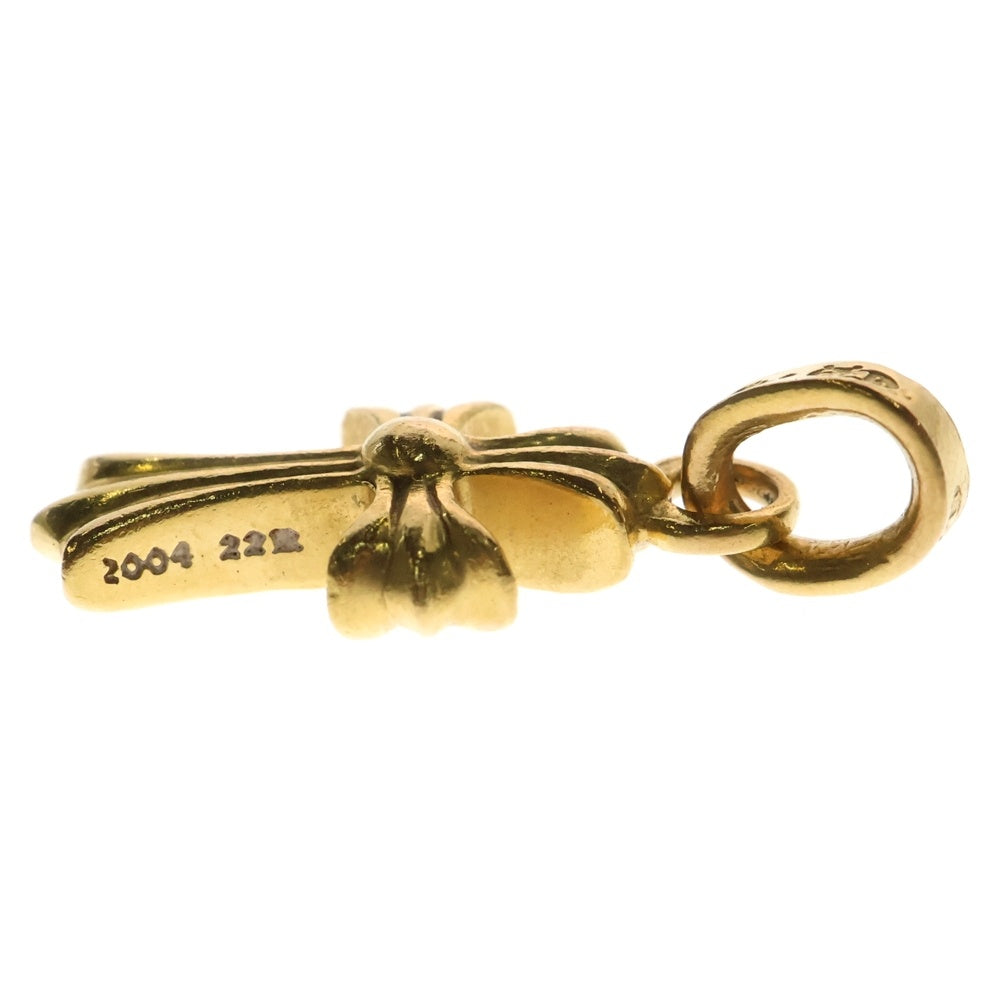 CHROME HEARTS(クロムハーツ) 22K CRS BBYFAT P/DIA ベイビーファットクロス PAVEダイヤ ペンダントトップ ゴールド BCA035