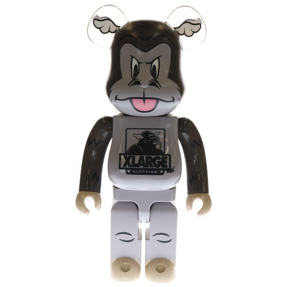 MEDICOM TOY(メディコムトイ) ×XLARGE ×D*FACE BE@RBRICK 1000% エクストララージ ディーフェイス ベアブリック 人形 フィギュア ブラウン
