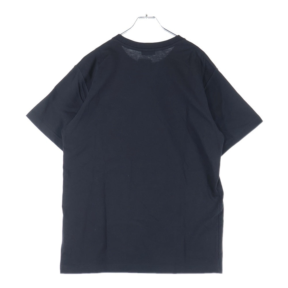 DIOR(ディオール) CD アイコン ロゴエンブロイダリー ヘビーオンスTシャツ 半袖カットソー ブラック 943J605A0554