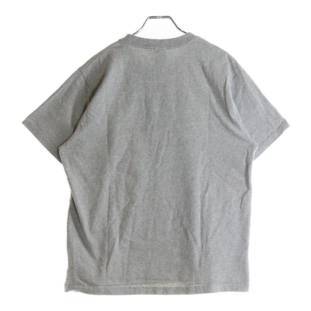 CHUMS(チャモス) センターBOXロゴプリント 半袖Tシャツ カットソー グレー CH01-1833