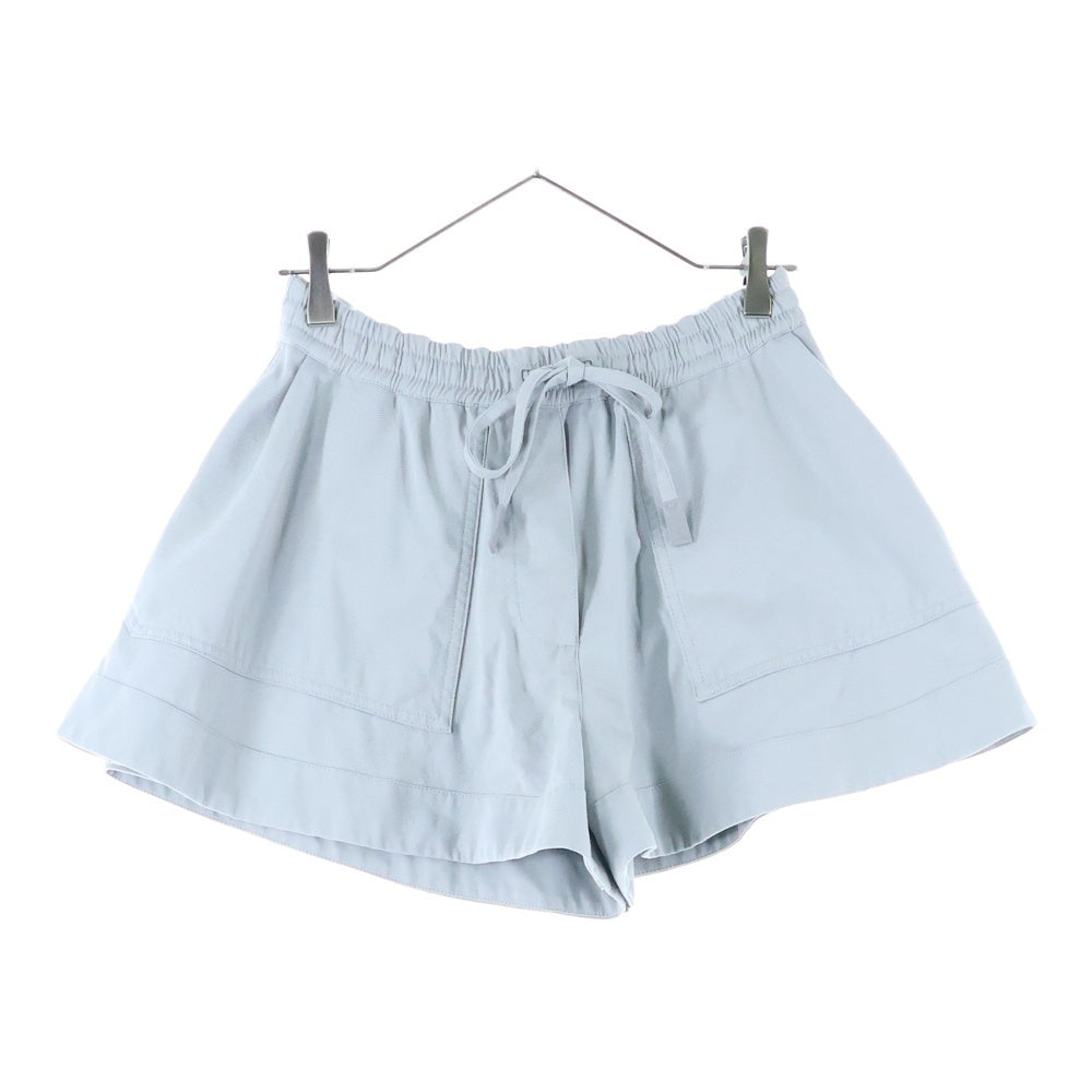 LOEWE(ロエベ) アナグラムロゴ刺繍 コットンハーフパンツ ショーツ  