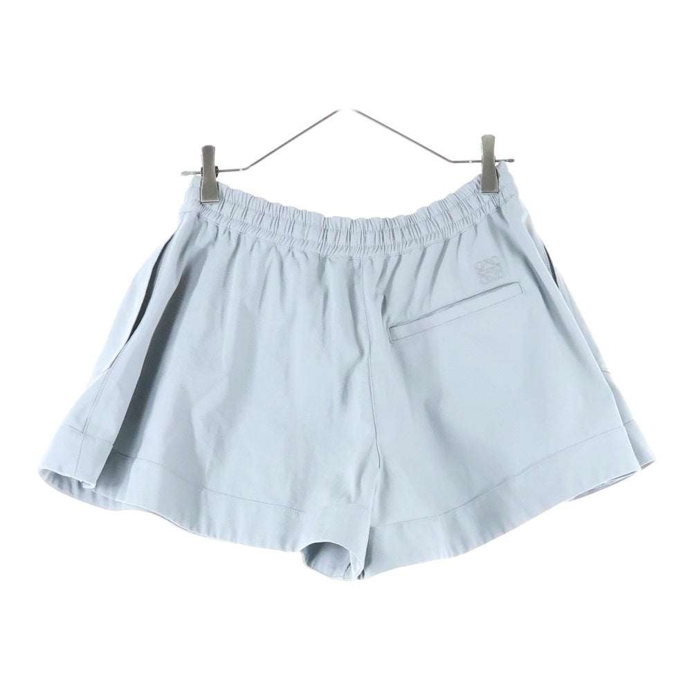 LOEWE(ロエベ) アナグラムロゴ刺繍 コットンハーフパンツ ショーツ レディース グレー S359Y1AX25