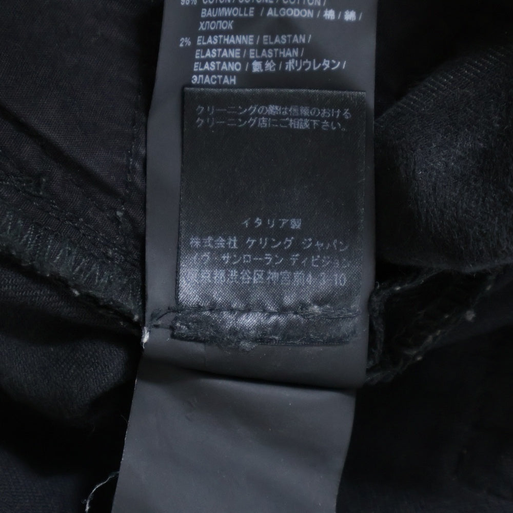 SAINT LAURENT PARIS(サンローランパリ) コットン スキニー デニムパンツ ブラック D02 M/SK-LW 472822
