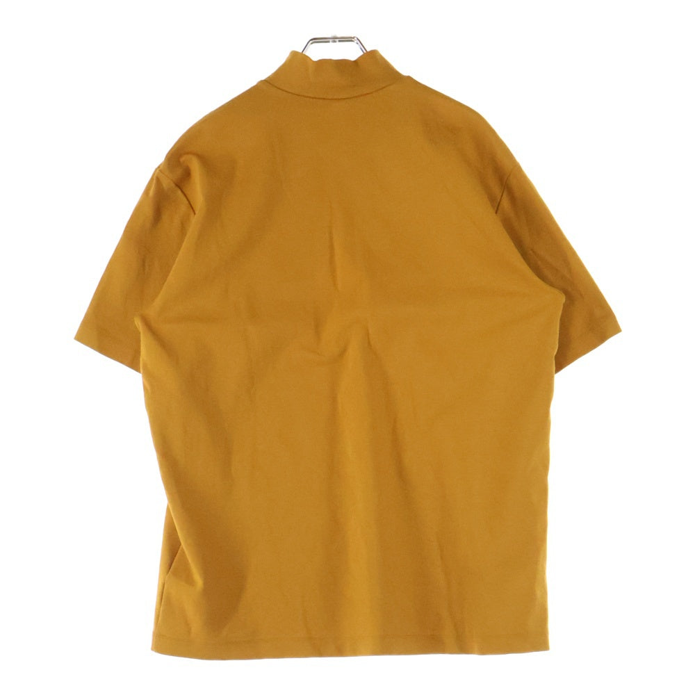 JOHN LAWRENCE SULLIVAN(ジョンローレンスサリバン) DEUTSCH MOCK TOP ドイチュ モックネック 半袖Tシャツ カットソー イエロー 5B014-0317-25
