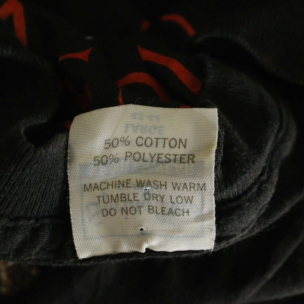 VINTAGE(ヴィンテージ) 90s WHITE SNAKE David Coverdale Tour T-shirt ホワイトスネイク デイヴィッド カヴァデール プリント ツアー クルーネック 半袖 Tシャツ カットソー ブラック