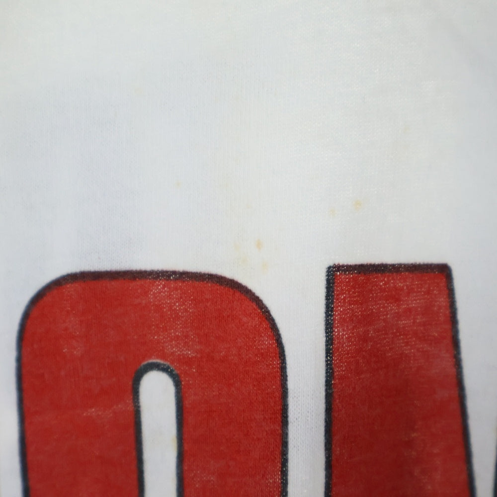 VINTAGE(ヴィンテージ) 80s BON JOVI Taking It To The Streets Tour Shirt ボンジョヴィ ツアー クルーネック 両面プリント 半袖 Tシャツ カットソー ホワイト