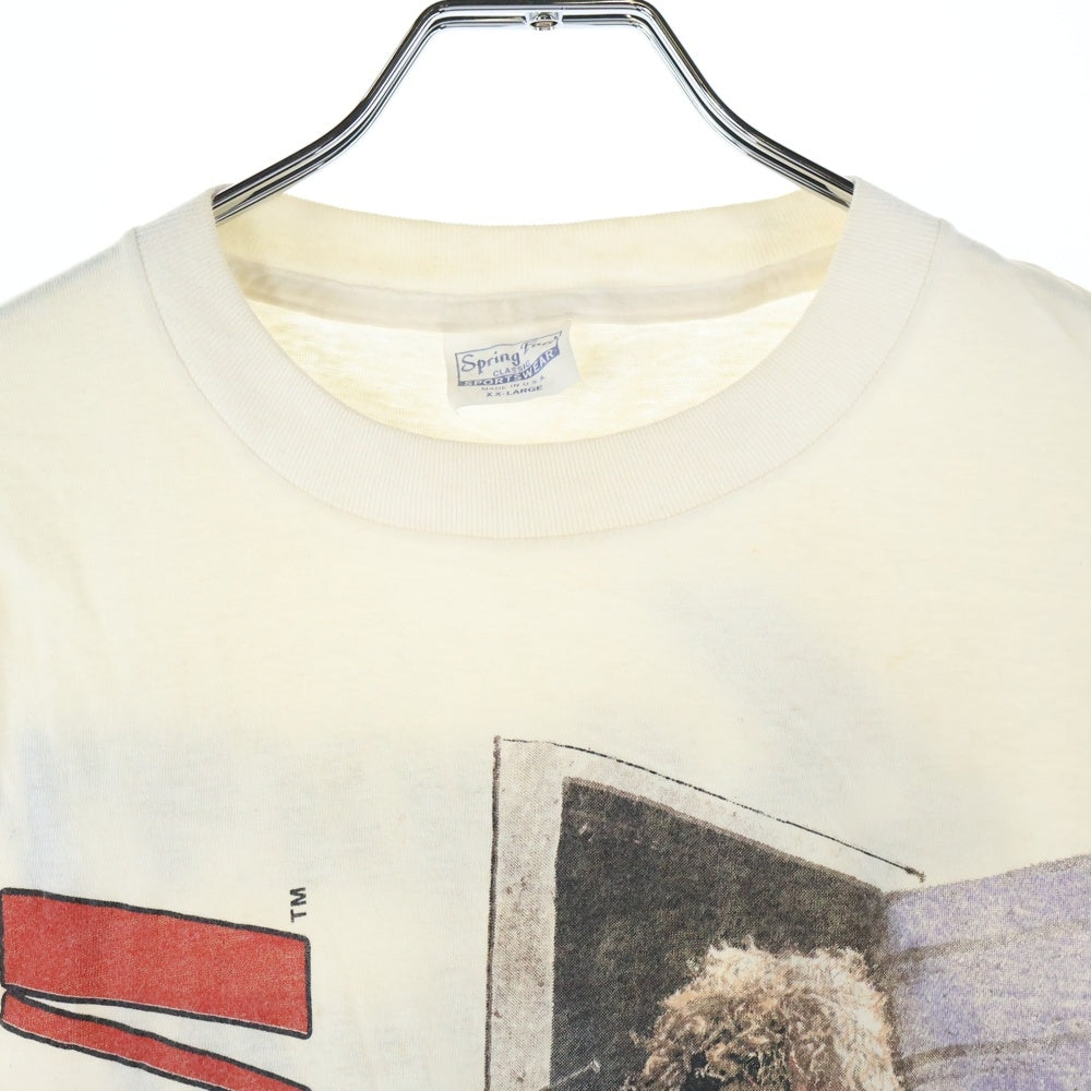 VINTAGE(ヴィンテージ) 80s Jon Bon Jovi Slippery When Wet Wold Tour T-Shirt ジョン ボンジョヴィ ワールドツアー 両面プリント クルーネック 半袖 Tシャツ カットソー ホワイト