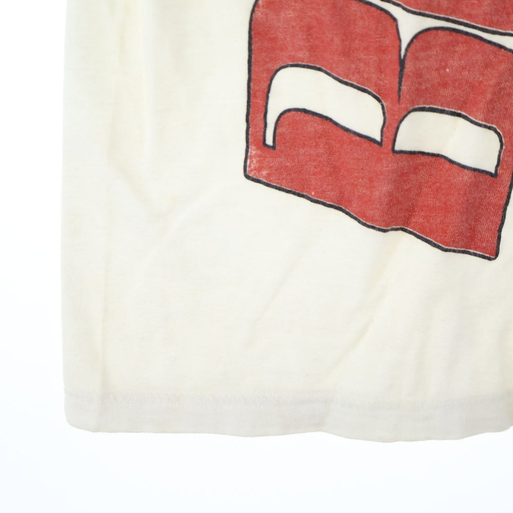 VINTAGE(ヴィンテージ) 80s Jon Bon Jovi Slippery When Wet Wold Tour T-Shirt ジョン ボンジョヴィ ワールドツアー 両面プリント クルーネック 半袖 Tシャツ カットソー ホワイト
