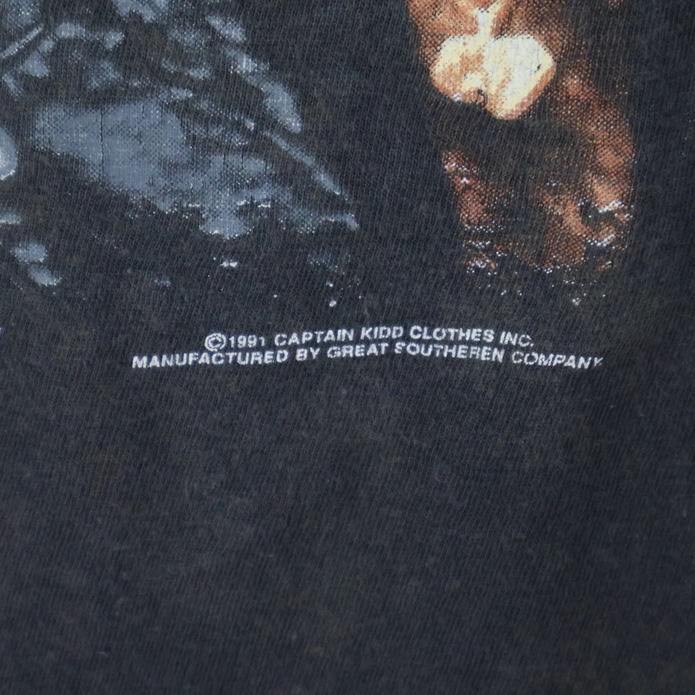 VINTAGE(ヴィンテージ) 90s Jon Bon Jovi Blaze of Glory T-Shirt ジョン ボンジョヴィ ブレイズ オブ グローリー 両面プリント クルーネック 半袖 Tシャツ カットソー ブラック