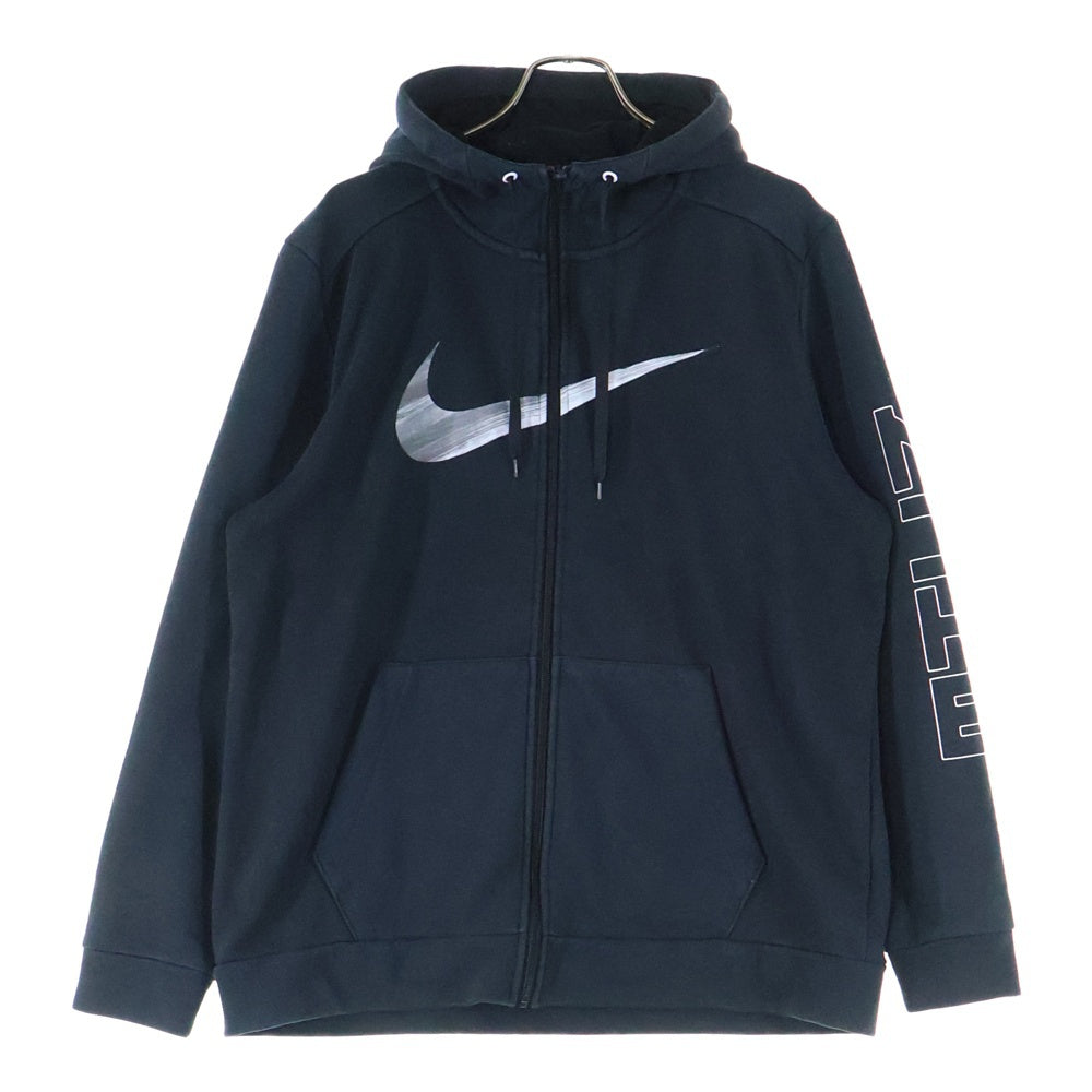 NIKE(ナイキ) DD1710-010 アームロゴプリント ジップアップパーカー ブラック