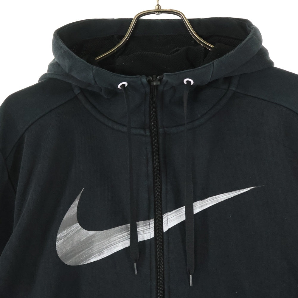 NIKE(ナイキ) DD1710-010 アームロゴプリント ジップアップパーカー ブラック