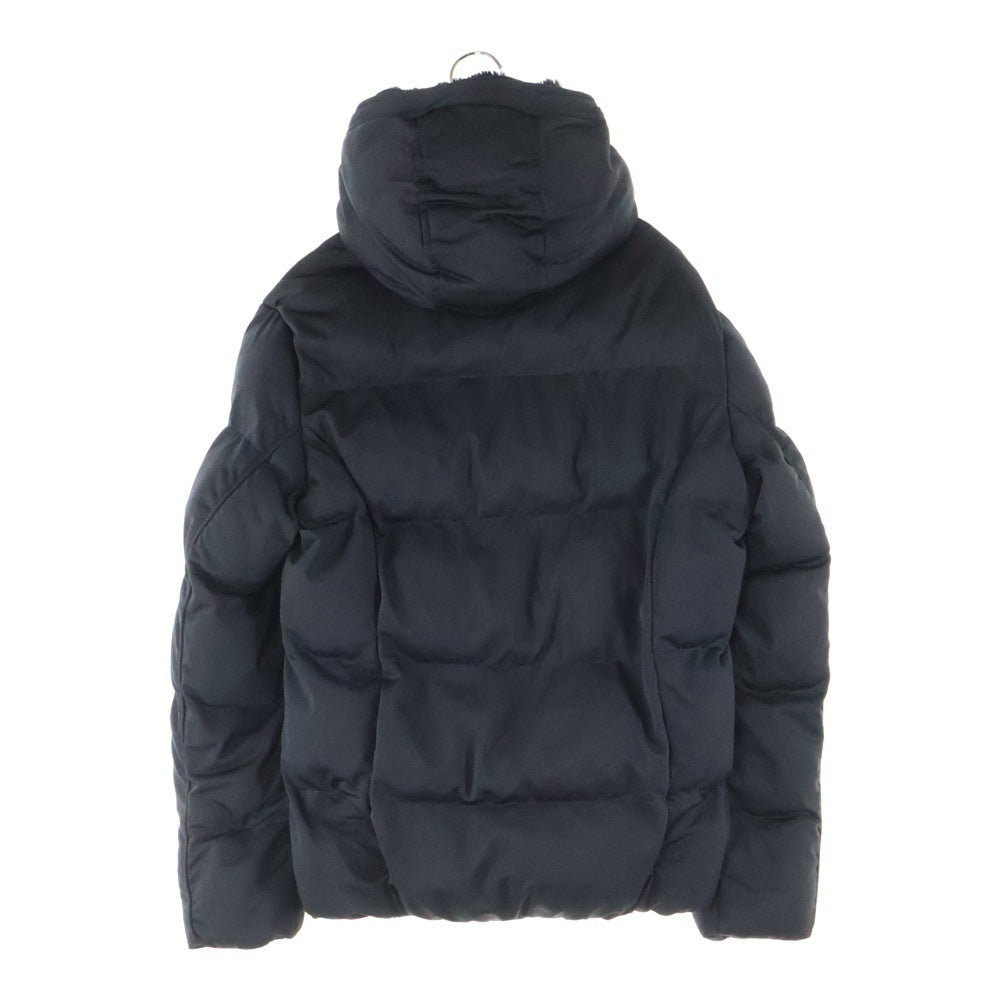 AZUL(アズール) 251CAY30-000I AZUL BY MOUSSY HEATHER LIKE STRETCH ジップアップフーデッド中綿ジャケット ブラック