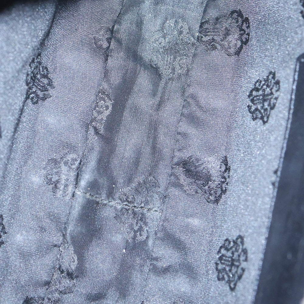 CHROME HEARTS(クロムハーツ) フローラルクロスボール ダガージップ パテントレザー ショルダーバッグ レッド