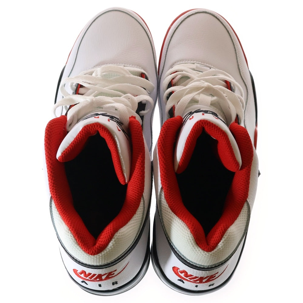 NIKE(ナイキ) Flight Legacy フライトレガシー ハイカットスニーカー ホワイト/レッド US11/29cm BQ4212-100