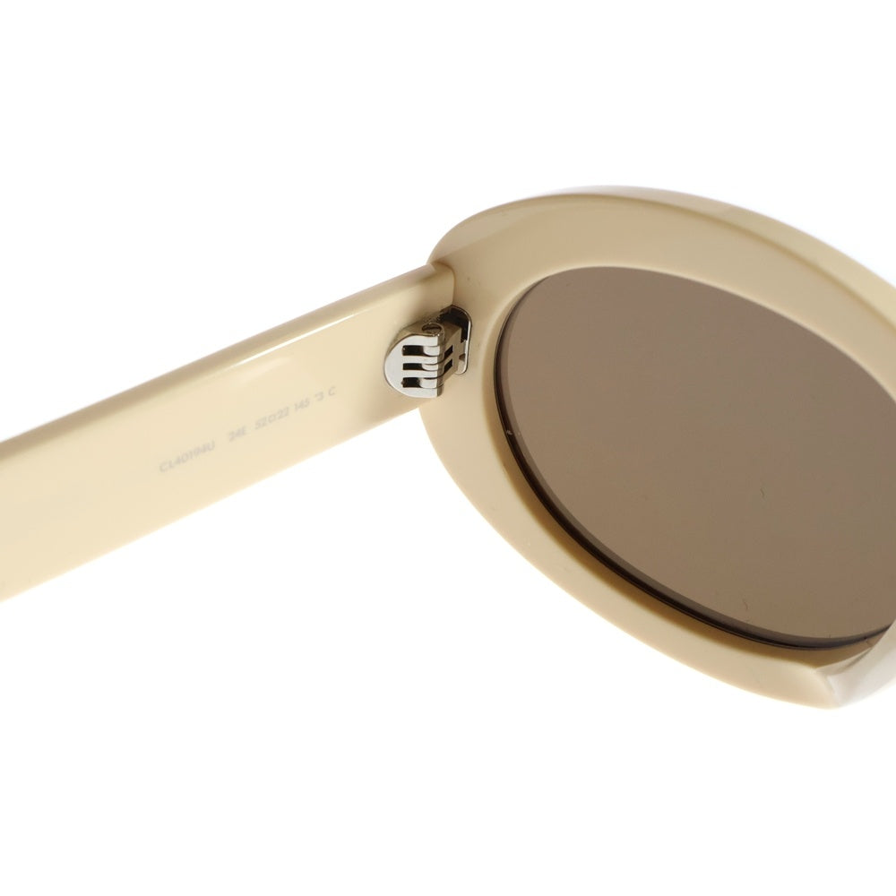 CELINE(セリーヌ) CL40194U トリオンフテンプル オーバルフレーム サングラス メガネ 眼鏡 ベージュ
