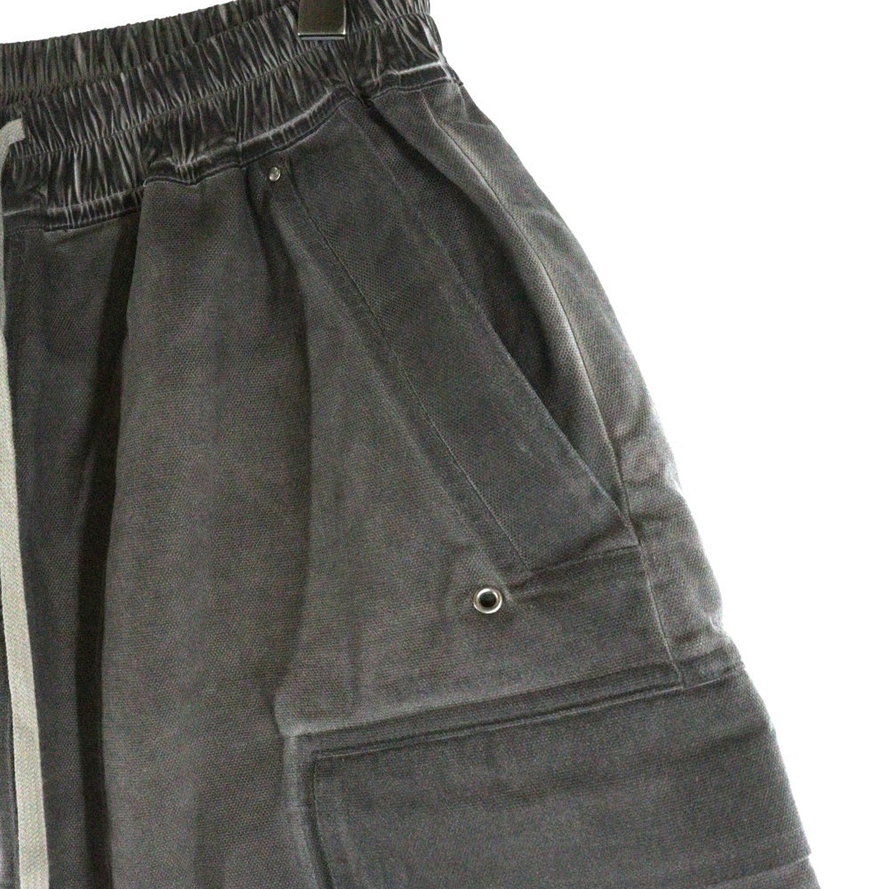 Rick Owens DRKSHDW(リックオウエンス ダークシャドウ) 25SS CARGOBELA SHORTS カーゴベラ バミューダショーツ ハーフパンツ グレー DU01E3369-CVS