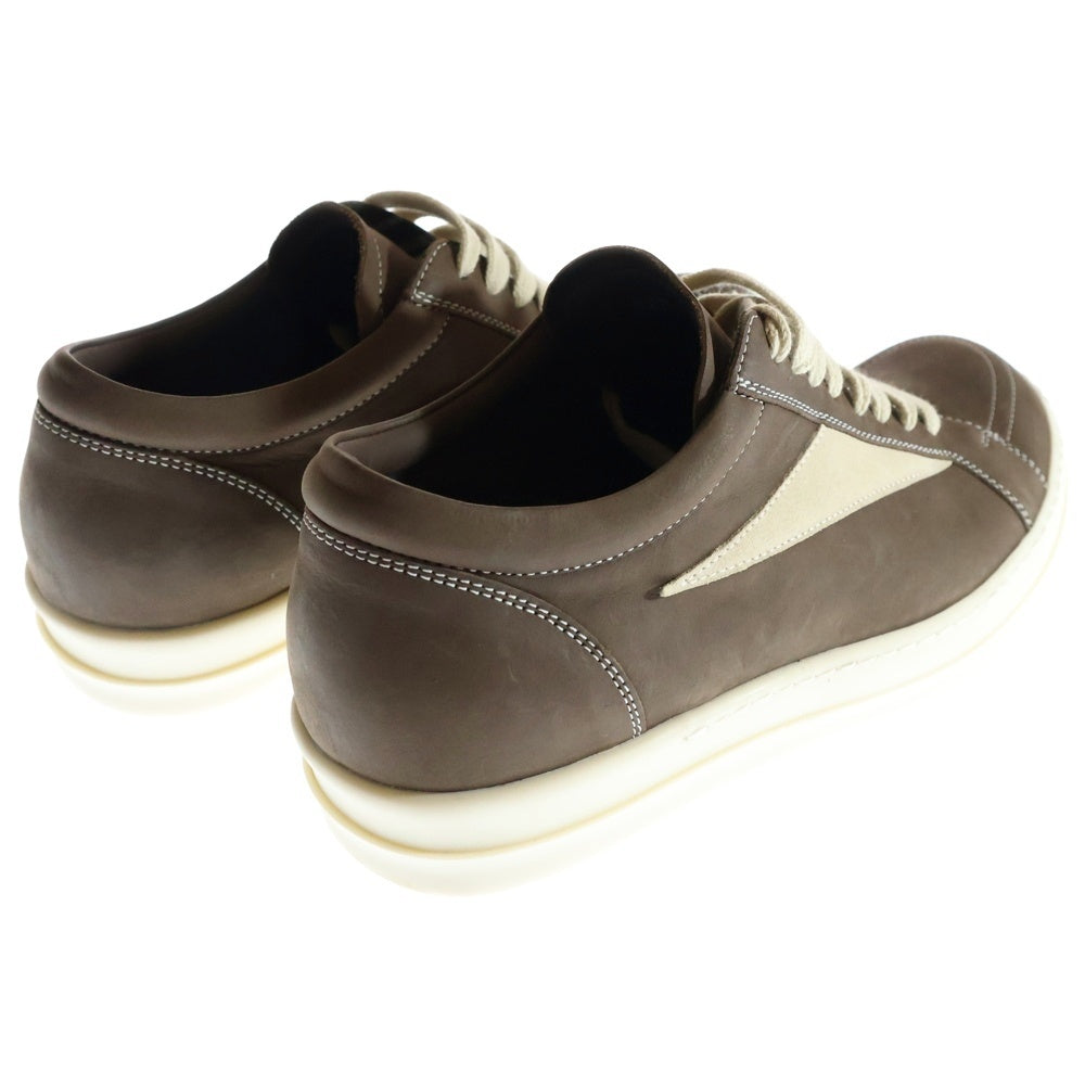 Rick Owens(リックオウエンス) 24AW VINTAGE SNEAKS ヴィンテージ ローカットスニーカー ブラウン/ホワイト RR02D6897