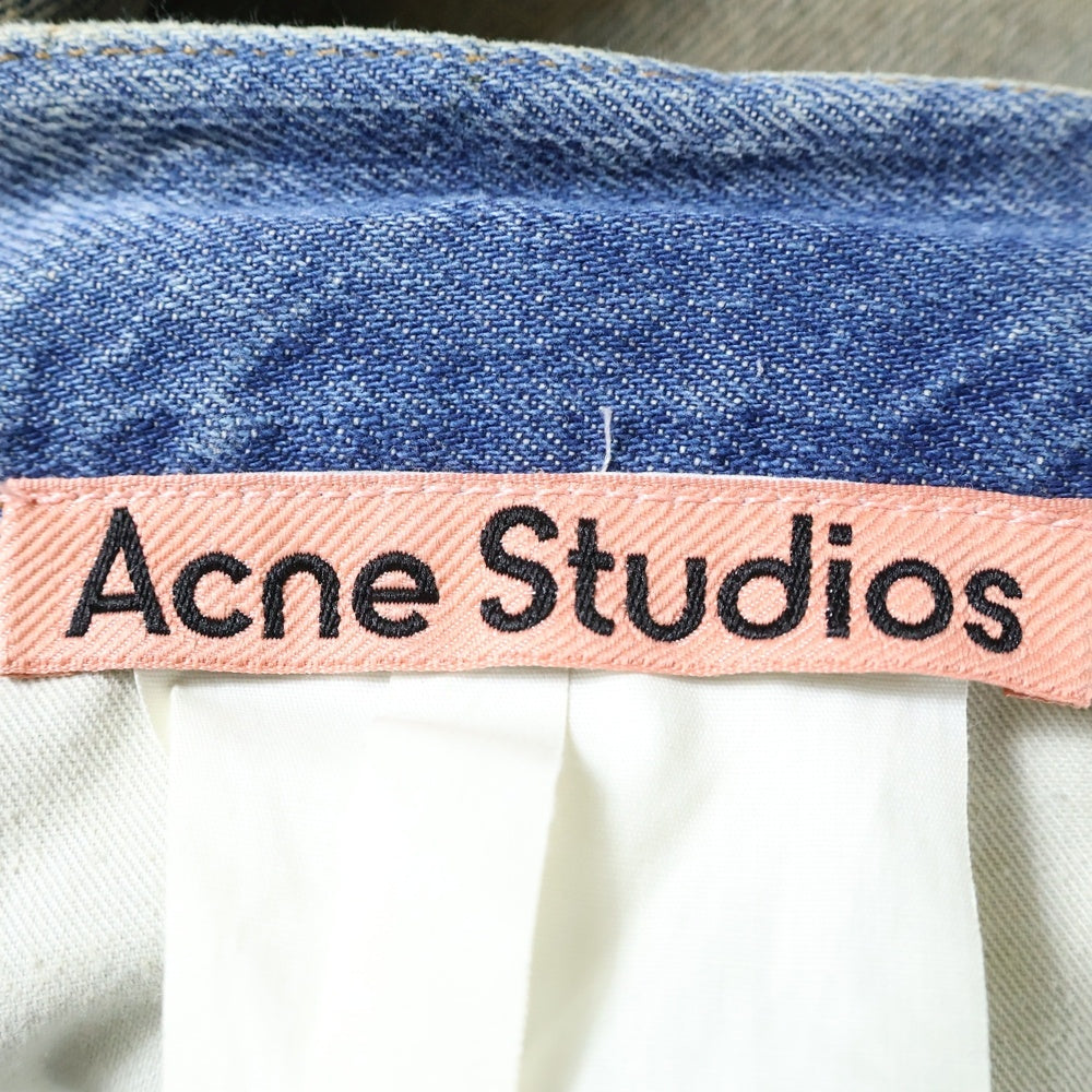 Acne Studios(アクネ ストゥディオズ) 23AW スーパーバギー フィットジーンズ ワイドデニムパンツ インディゴ C00054