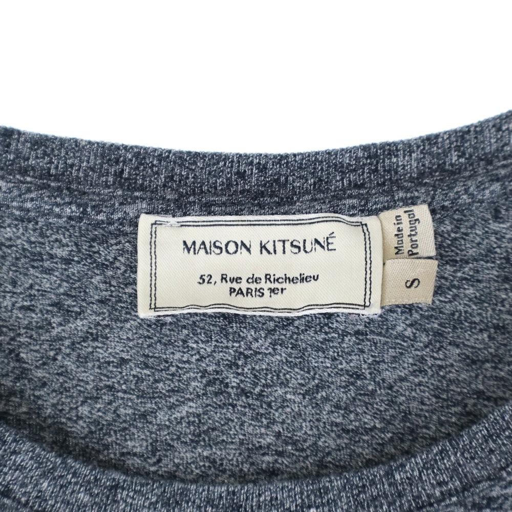 KITSUNE TEE(キツネティー) イアープリント Tシャツ 半袖カットソー レディース ブルー/グレー