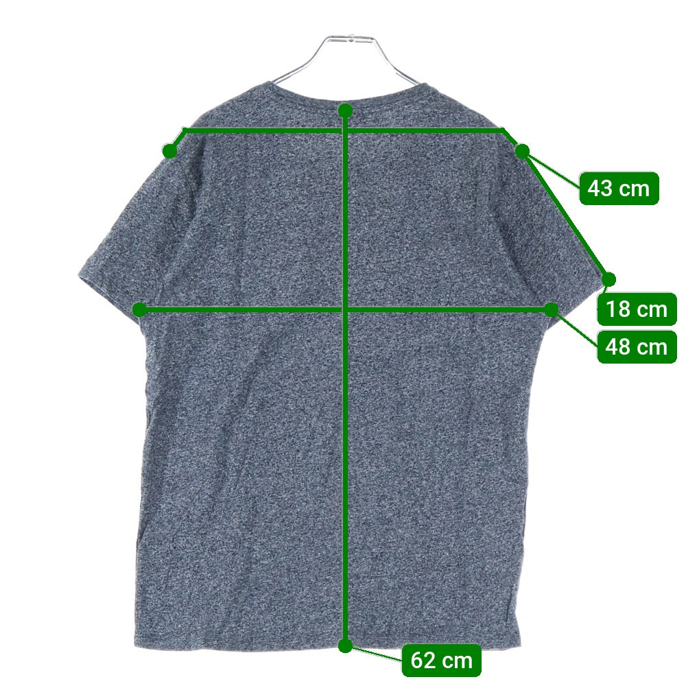 KITSUNE TEE(キツネティー) イアープリント Tシャツ 半袖カットソー レディース ブルー/グレー