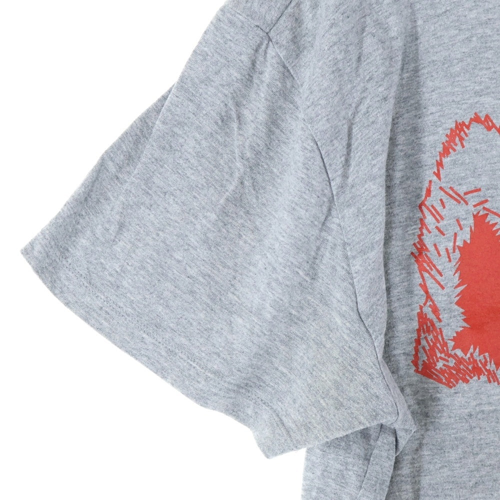 MAISON KITSUNE(メゾンキツネ) イアープリント Tシャツ 半袖カットソー レディース レッド/グレー