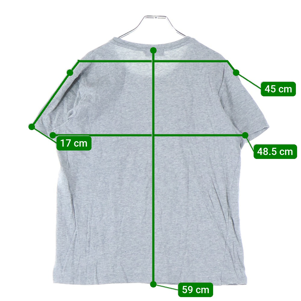 MAISON KITSUNE(メゾンキツネ) イアープリント Tシャツ 半袖カットソー レディース レッド/グレー