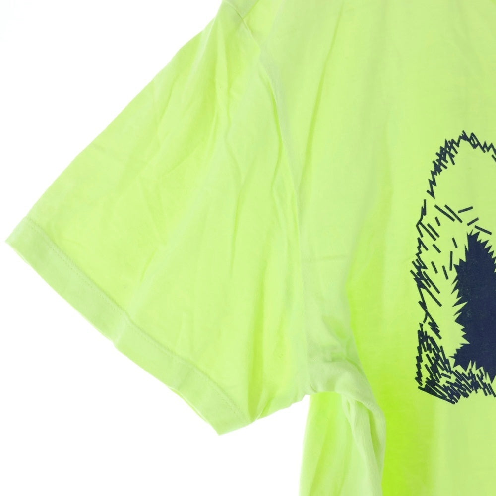 KITSUNE TEE(キツネティー) イアープリント Tシャツ 半袖カットソー レディース ネイビー/グリーン