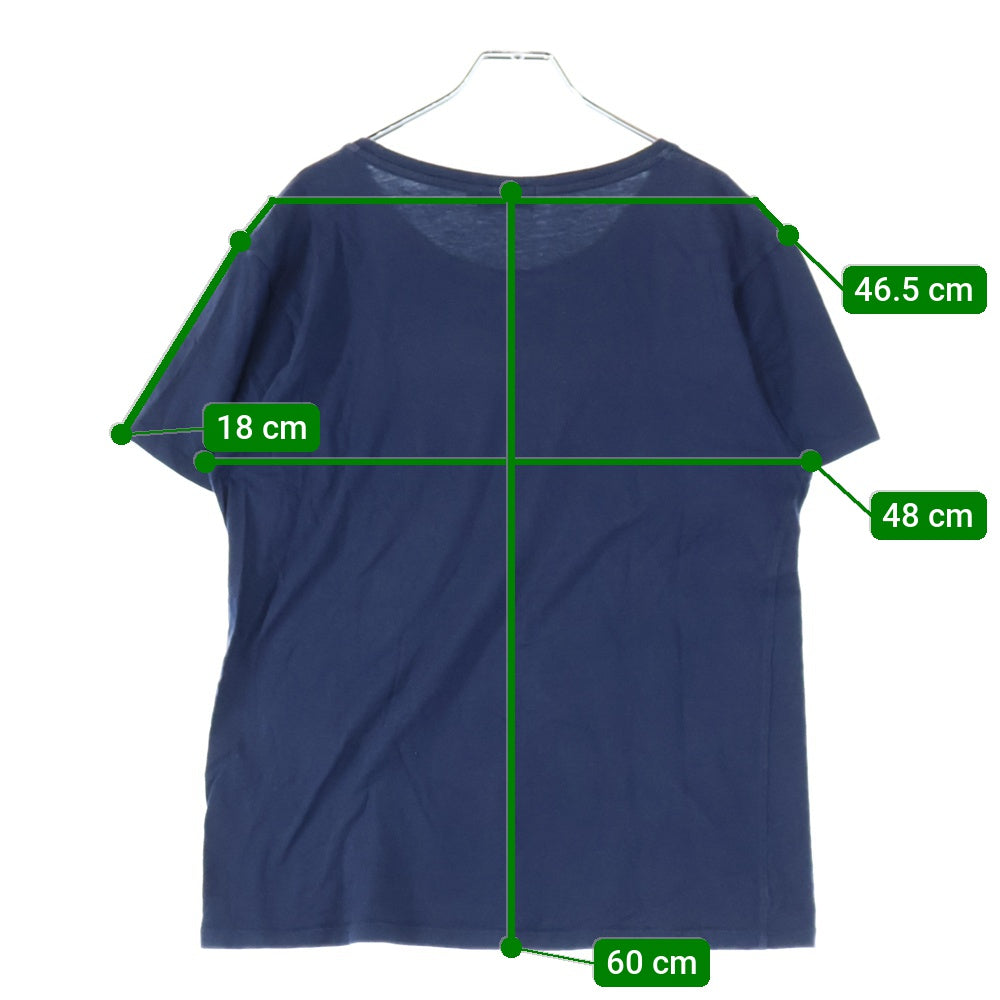 KITSUNE TEE(キツネティー) イアープリント Tシャツ 半袖カットソー レディース ネイビー/ピンク