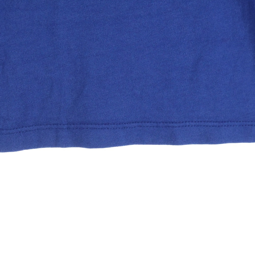 MAISON KITSUNE(メゾンキツネ) イアープリント ラグランTシャツ 半袖カットソー レディース イエロー/ブルー