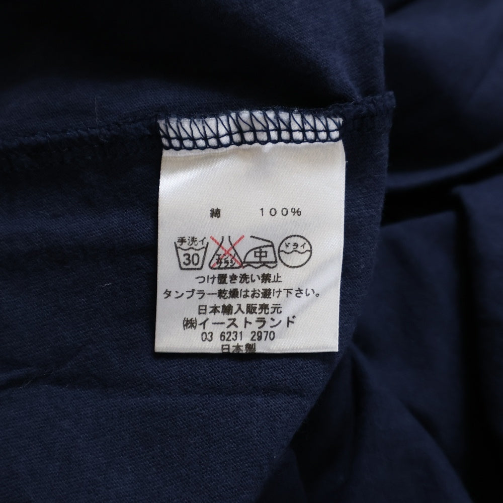 KITSUNE TEE(キツネティー) イアープリント Tシャツ 半袖カットソー レディース ホワイト/ネイビー