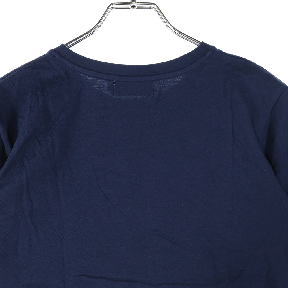 KITSUNE TEE(キツネティー) イアープリント Tシャツ 半袖カットソー レディース ホワイト/ネイビー