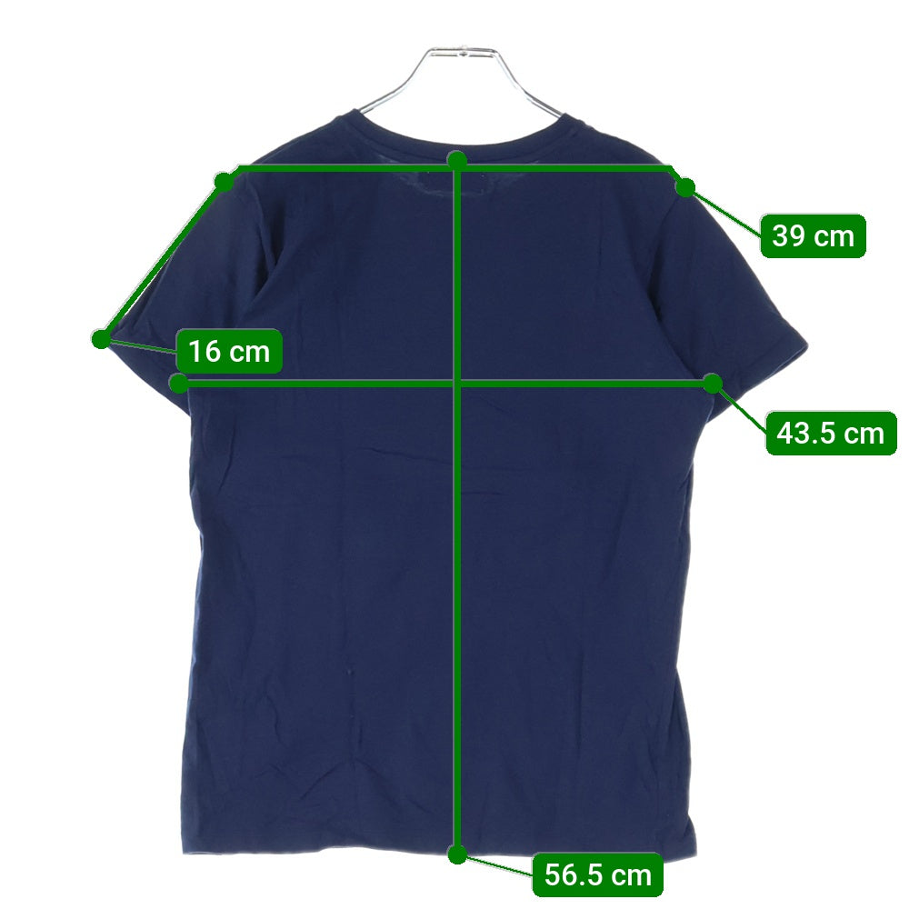 KITSUNE TEE(キツネティー) イアープリント Tシャツ 半袖カットソー レディース ホワイト/ネイビー