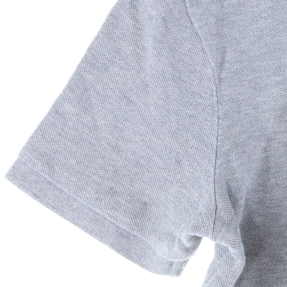 MAISON KITSUNE(メゾンキツネ) キツネパッチ 半袖ポロシャツ グレー レディース