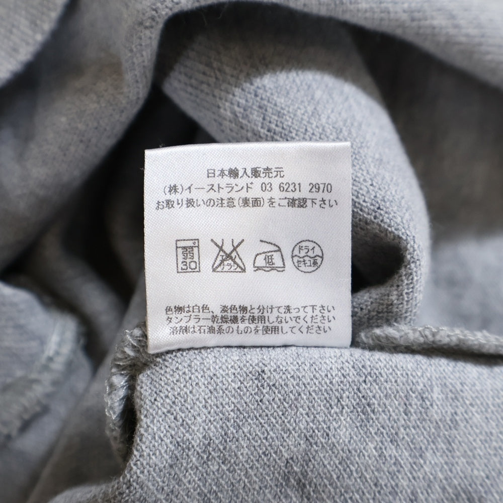 MAISON KITSUNE(メゾンキツネ) キツネパッチ 半袖ポロシャツ グレー レディース