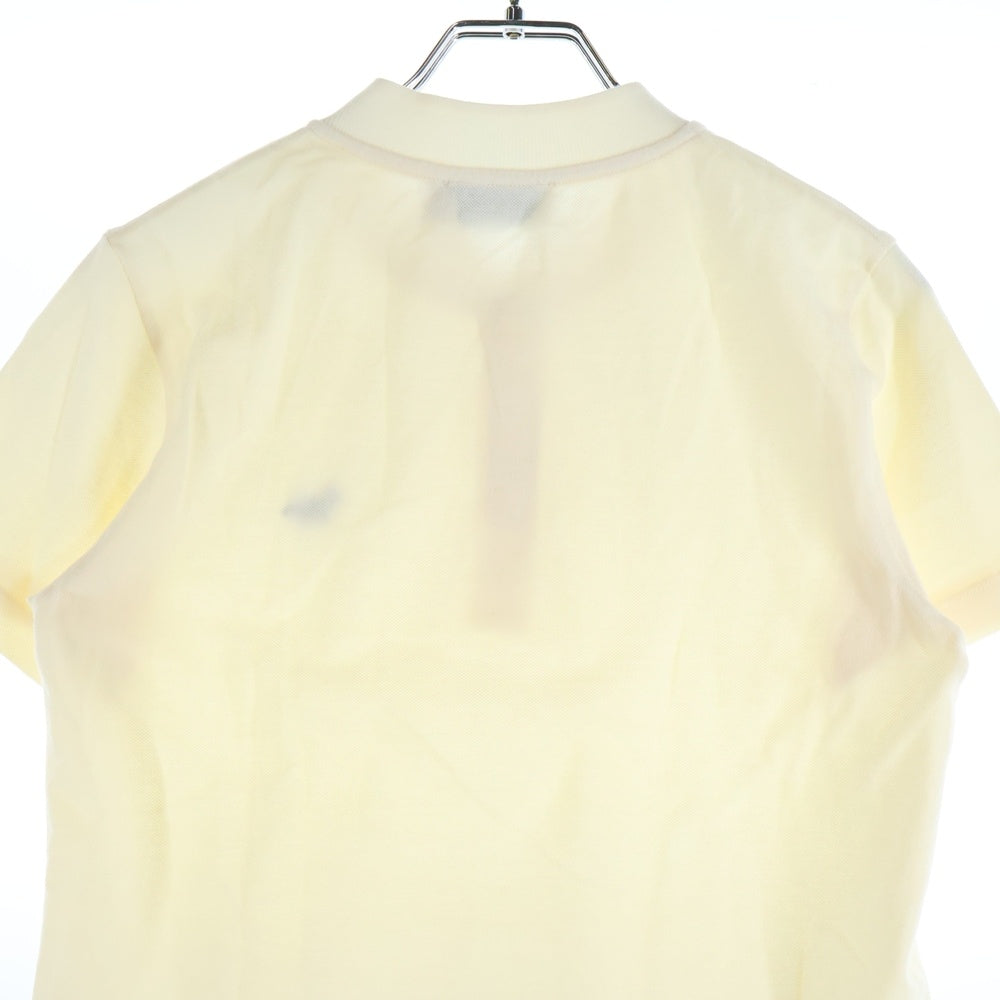 MAISON KITSUNE(メゾンキツネ) キツネパッチ 半袖ポロシャツ アイボリー レディース