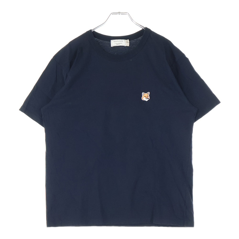 MAISON KITSUNE(メゾンキツネ) キツネパッチ 半袖Tシャツ カットソー レディース ブラック