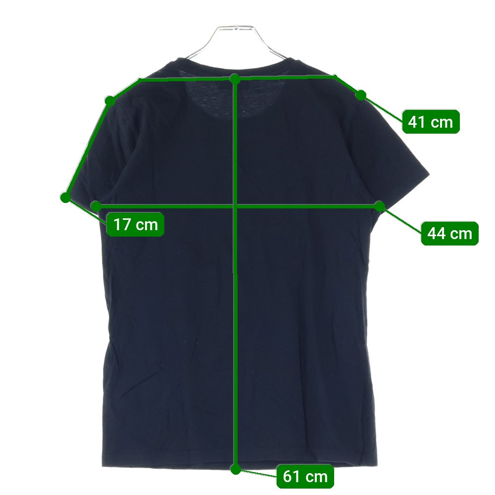 KITSUNE TEE(キツネティー) イアー ロゴプリント Tシャツ 半袖カットソー レディース ブラック/ホワイト