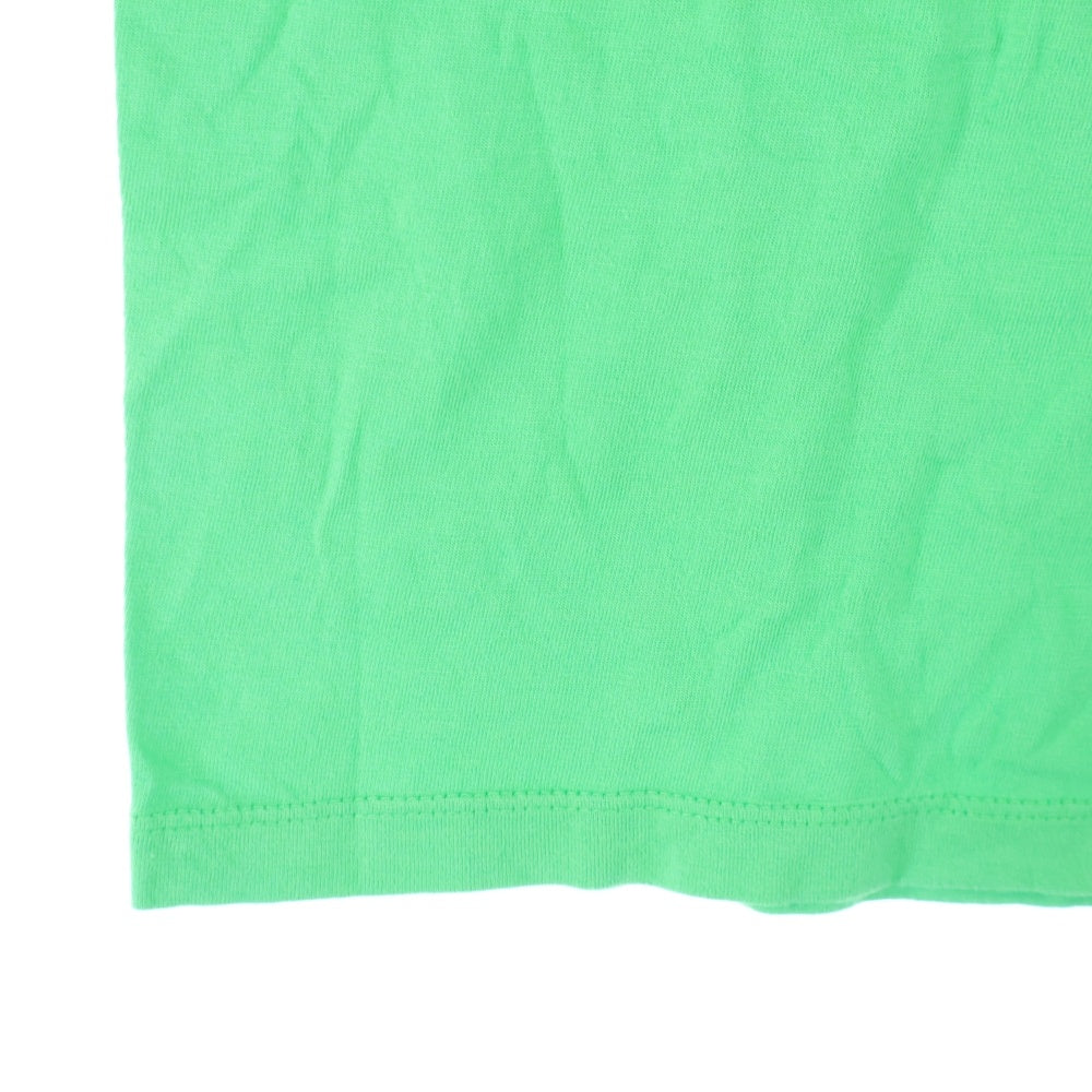 KITSUNE TEE(キツネティー) キツネ 総柄プリントTシャツ 半袖カットソー レディース グリーン