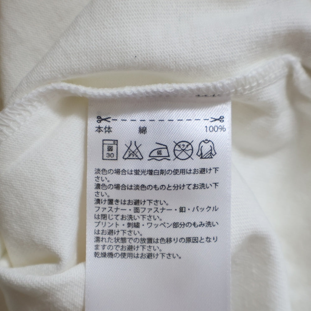 MAISON KITSUNE(メゾンキツネ) ×REEBOK 総柄 半袖Tシャツ カットソー レディース ホワイト/ブラウン