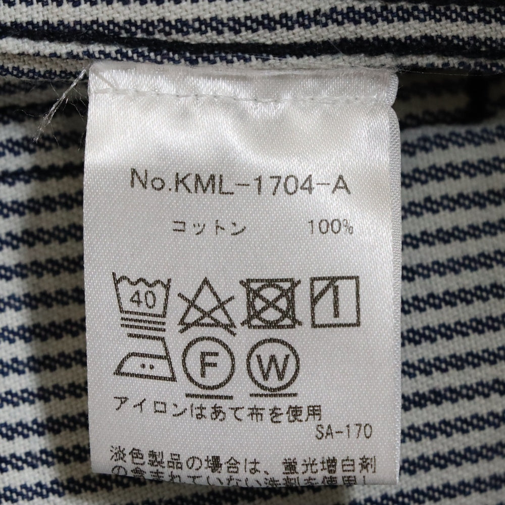 MAISON KITSUNE(メゾンキツネ) ストライプ コットン ジャケット レディース ブルー/ホワイト