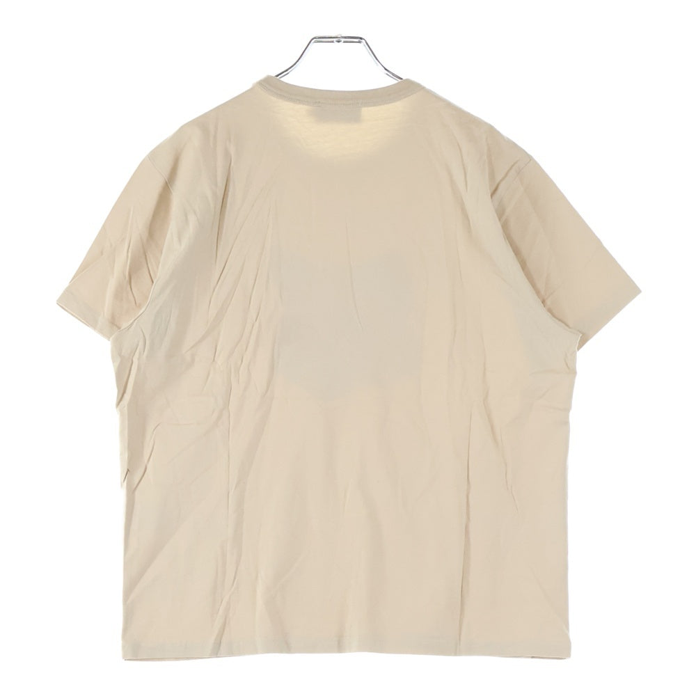 MAISON KITSUNE(メゾンキツネ) キツネフェイスパッチ 半袖Tシャツ カットソー レディース ベージュ