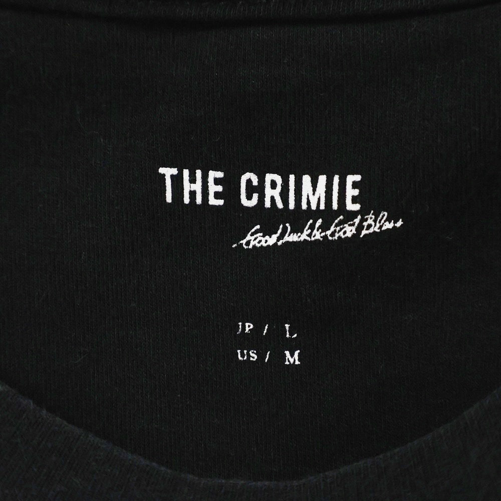 THE CRIMIE(ザ クライミー) コットン ポケット 半袖Tシャツ ブラック CR1-02D1-CS01
