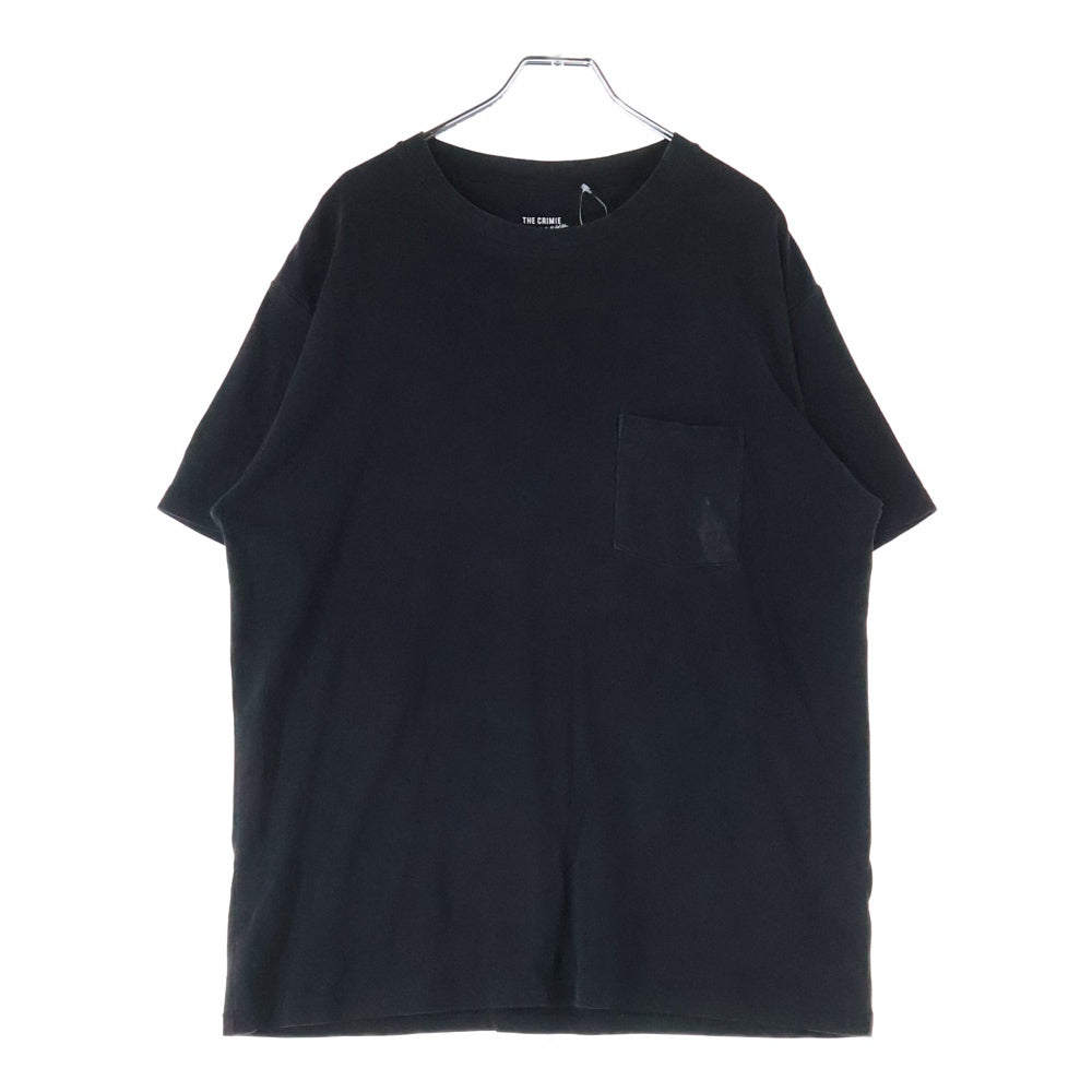THE CRIMIE(ザ クライミー) コットン ポケット 半袖Tシャツ ブラック CR1-02D1-CS01
