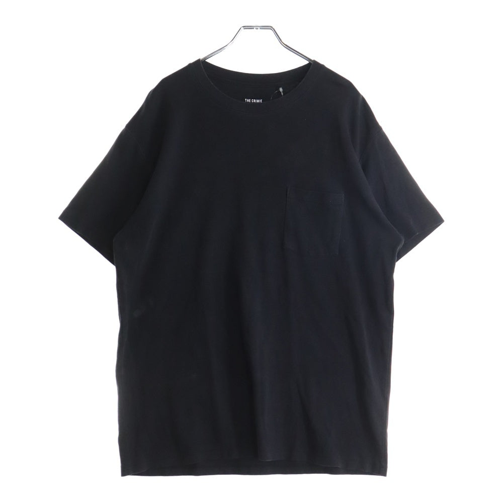 THE CRIMIE(ザ クライミー) コットン ポケット 半袖Tシャツ ブラック CR1-02D1-CS01
