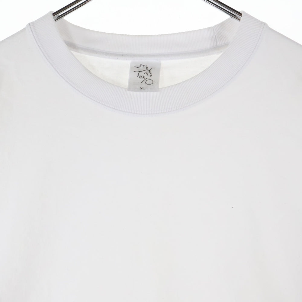 68363(68363) Somewhere in Tokyo 無地 半袖Tシャツ ホワイト