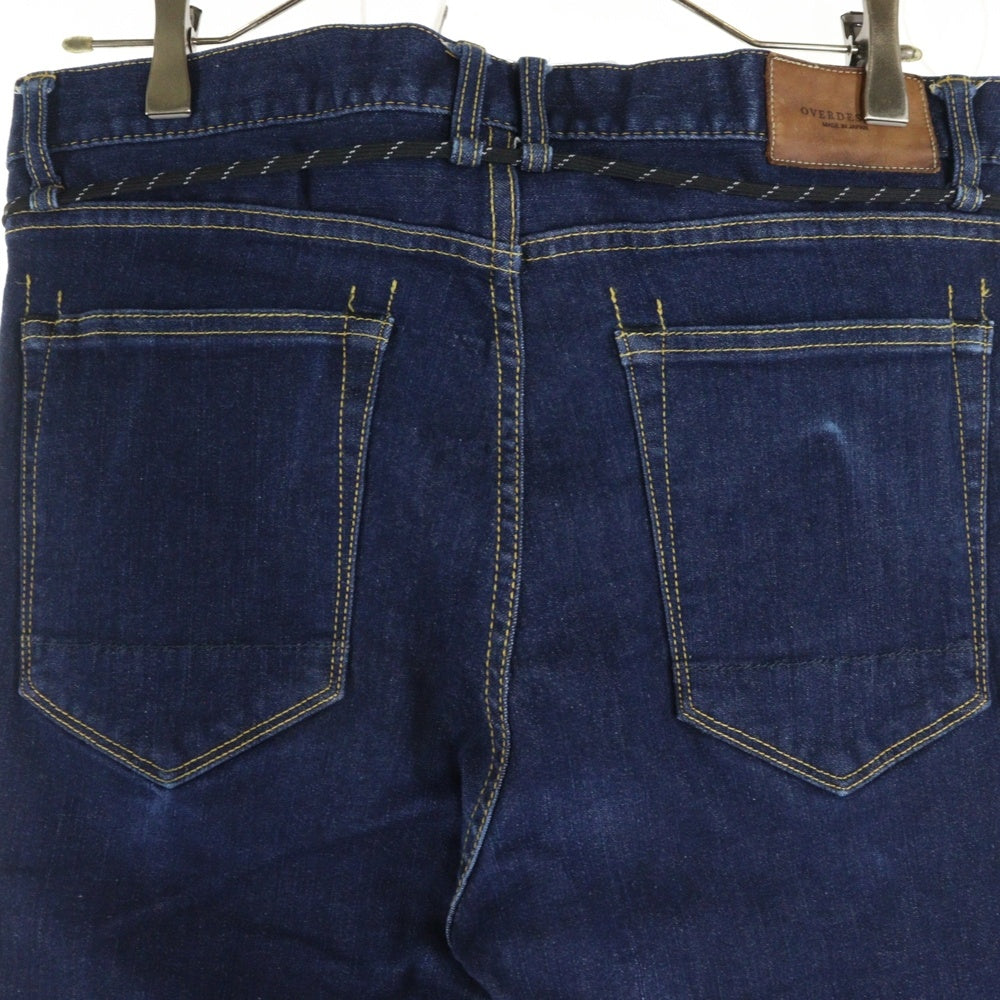 OVERDESIGN(オーバーデザイン) シューレース コットンストレッチ デニムパンツ インディゴ