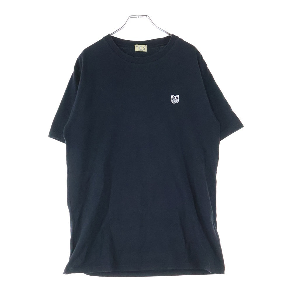 TES(テス) TES ドッグパッチ コットン 半袖Tシャツ ブラック