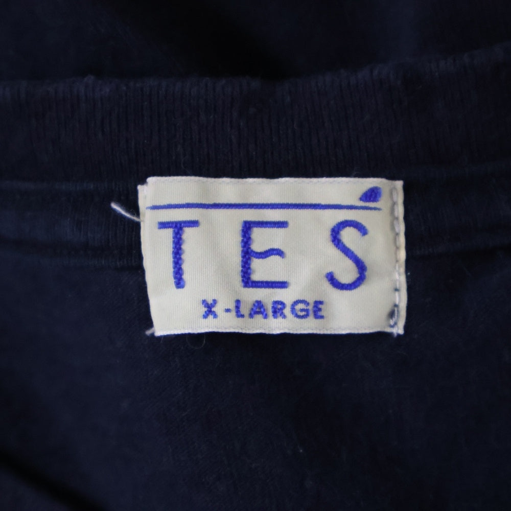 TES(テス) TES ドッグパッチ コットン 半袖Tシャツ ブラック