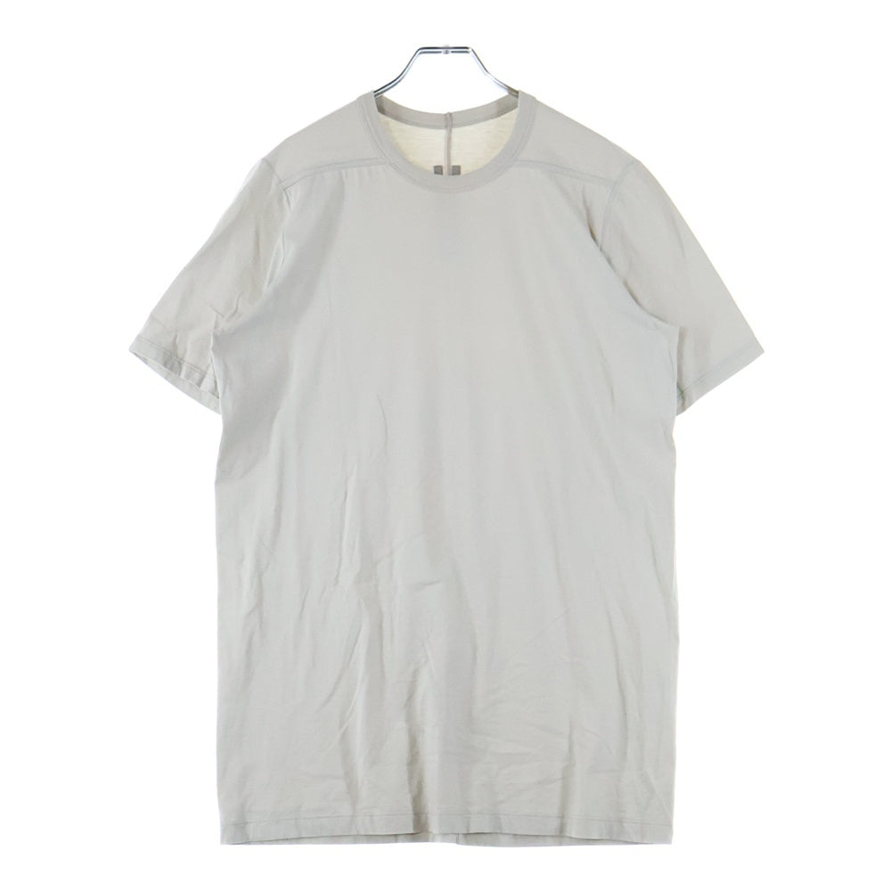 Rick Owens(リックオウエンス) 21AW LEVEL TEE レベル クルーネック 半袖Tシャツ カットソー ライトグレー RU02A5264-JA